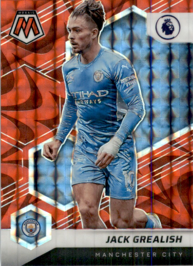 2021 Panini Mosaic English Premier League Mosaic Reactive Red Jack