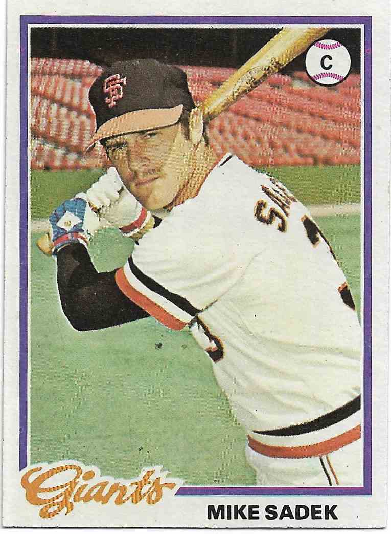1978 Topps Mike Sadek #8