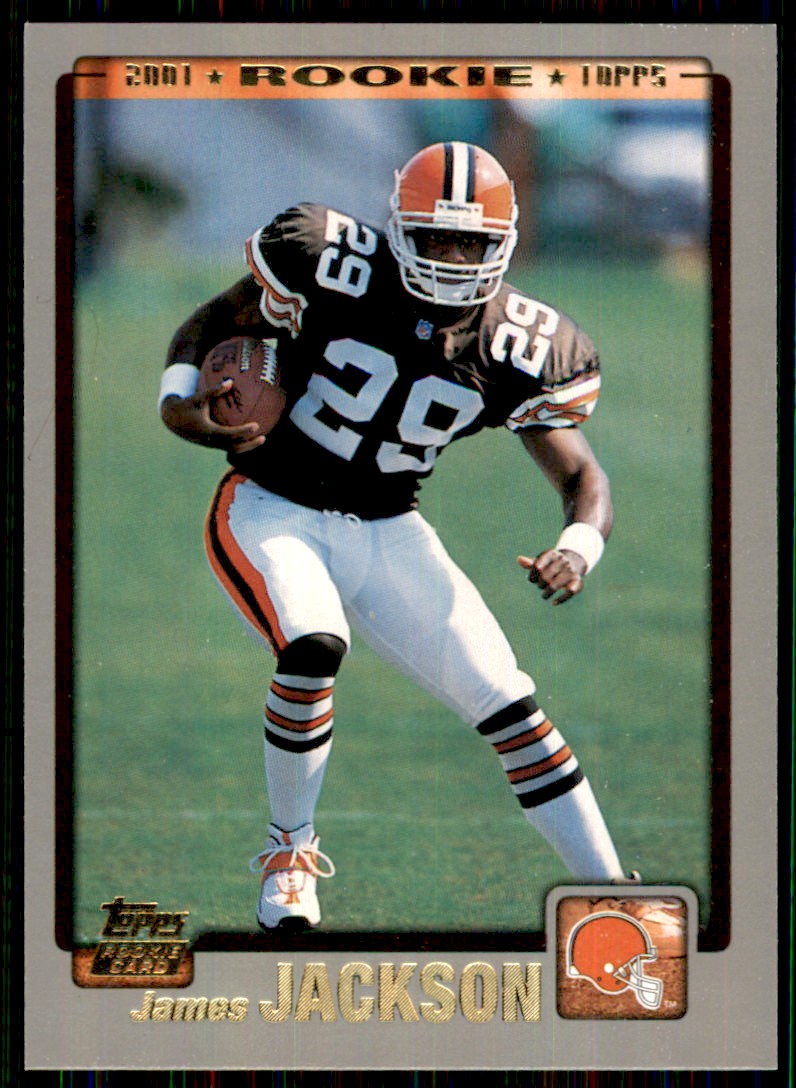 Gabor/ガボール激レア!1点物!手書き看板 2001 Topps James Jackson Rookie Cleveland Browns #359 NFL Football