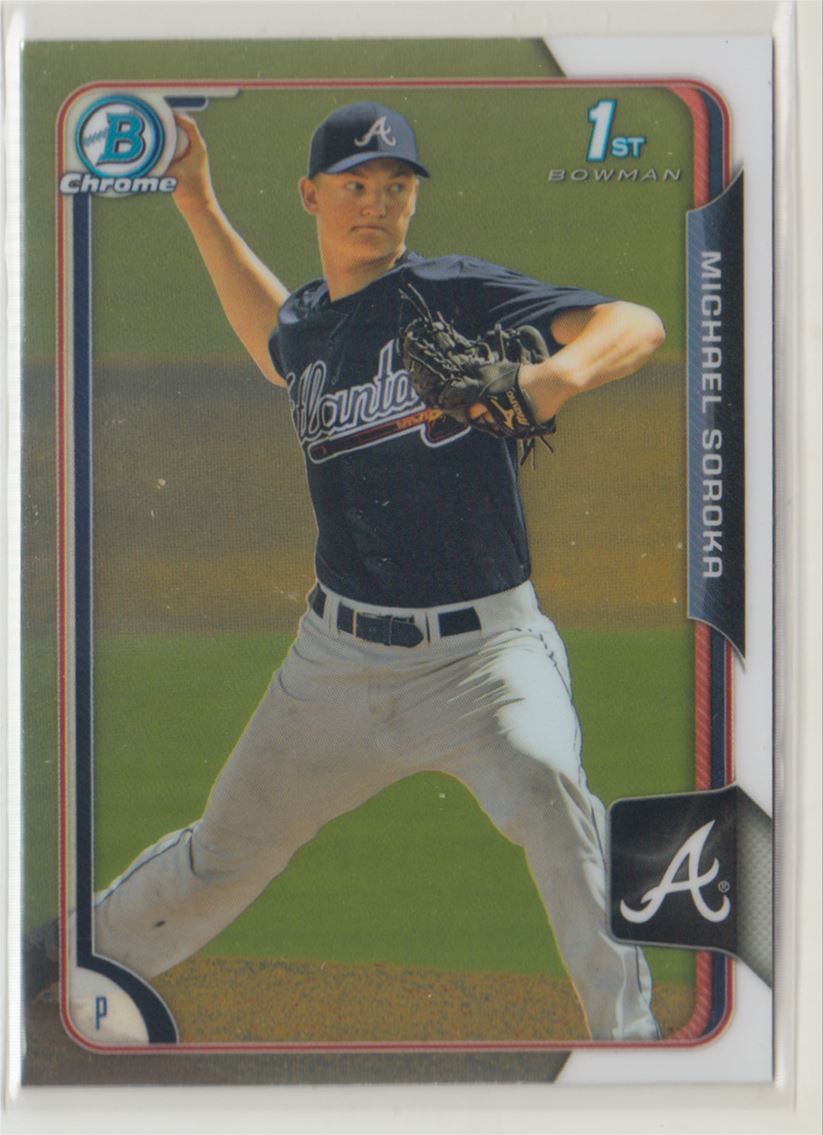 2015 Bowman Draft Chrome Michael Soroka #181