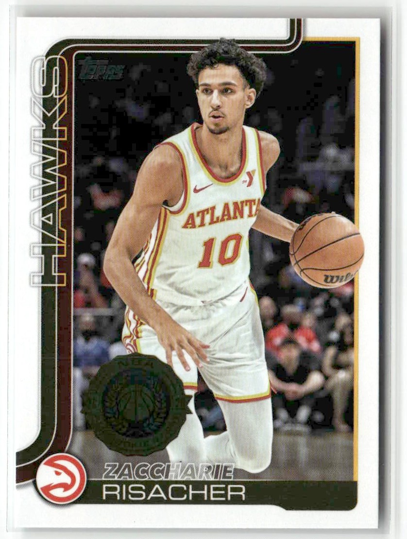 Zaccharie Risacher 2025-26 Topps 2024-2025 All-Rookie Team Atlanta