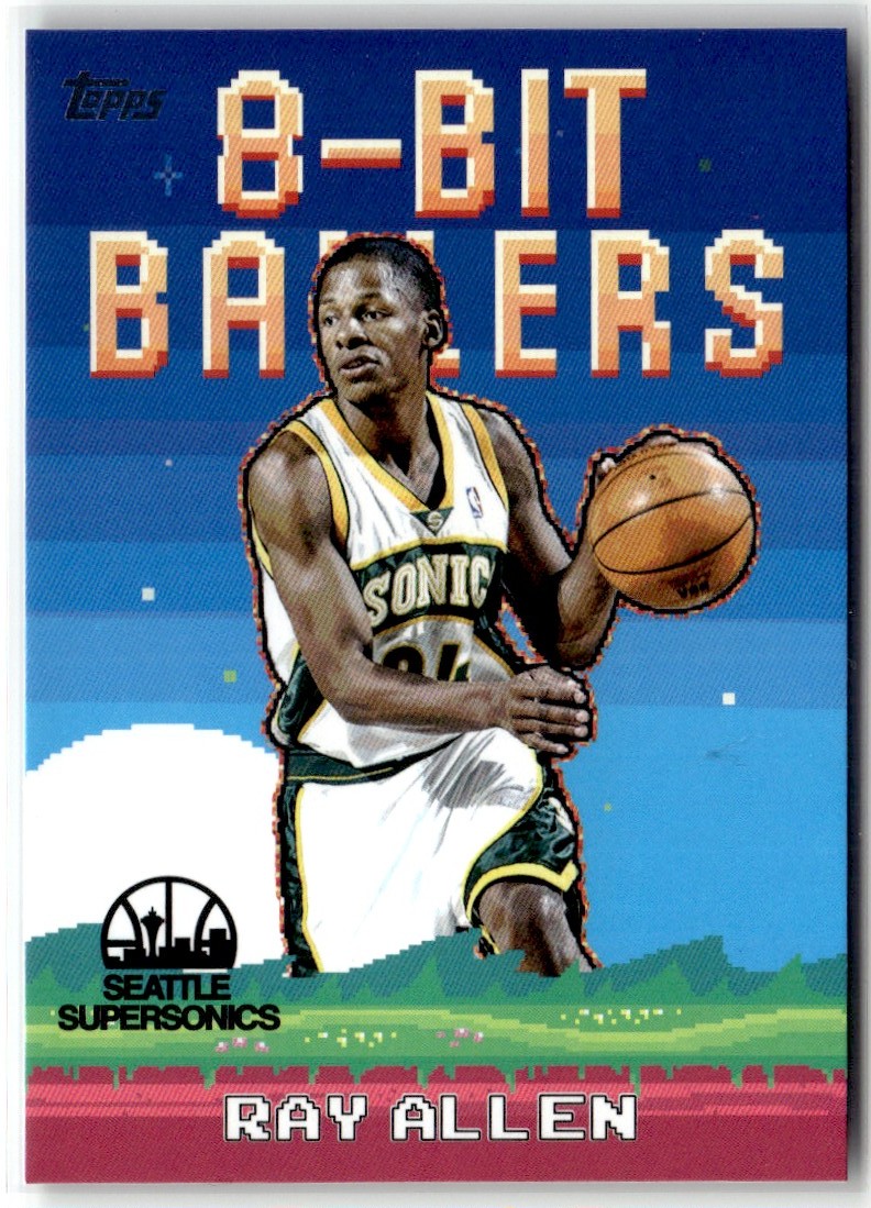 2025-26 TOPPS 8-BIT BALLERS RAY ALLEN SEATTLE SUPERSONICS #8B-28