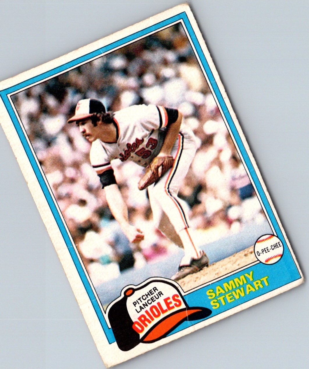 1981 O-Pee-Chee Sammy Stewart #262