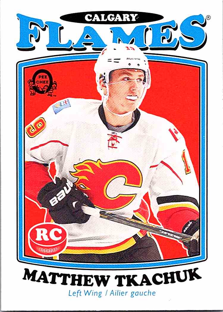 2016-17 O-Pee-Chee Hockey #681 Matthew Tkachuk RC Calgary Flames