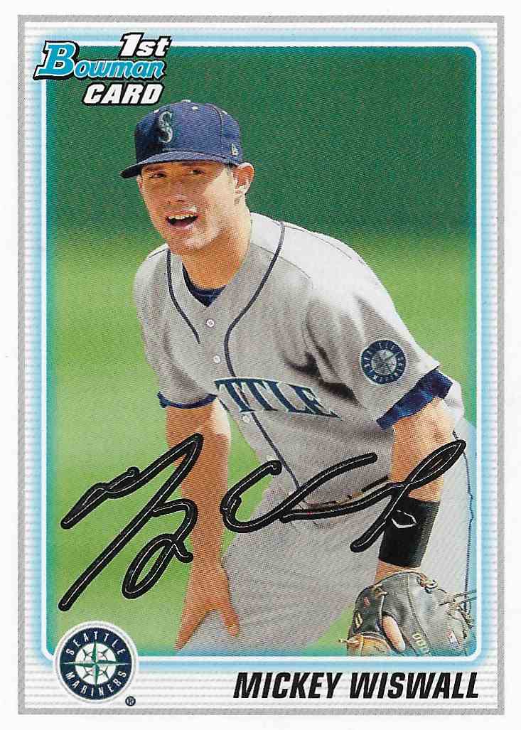2010 Bowman Draft Picks & Prospects Mickey Wiswall #BDPP56