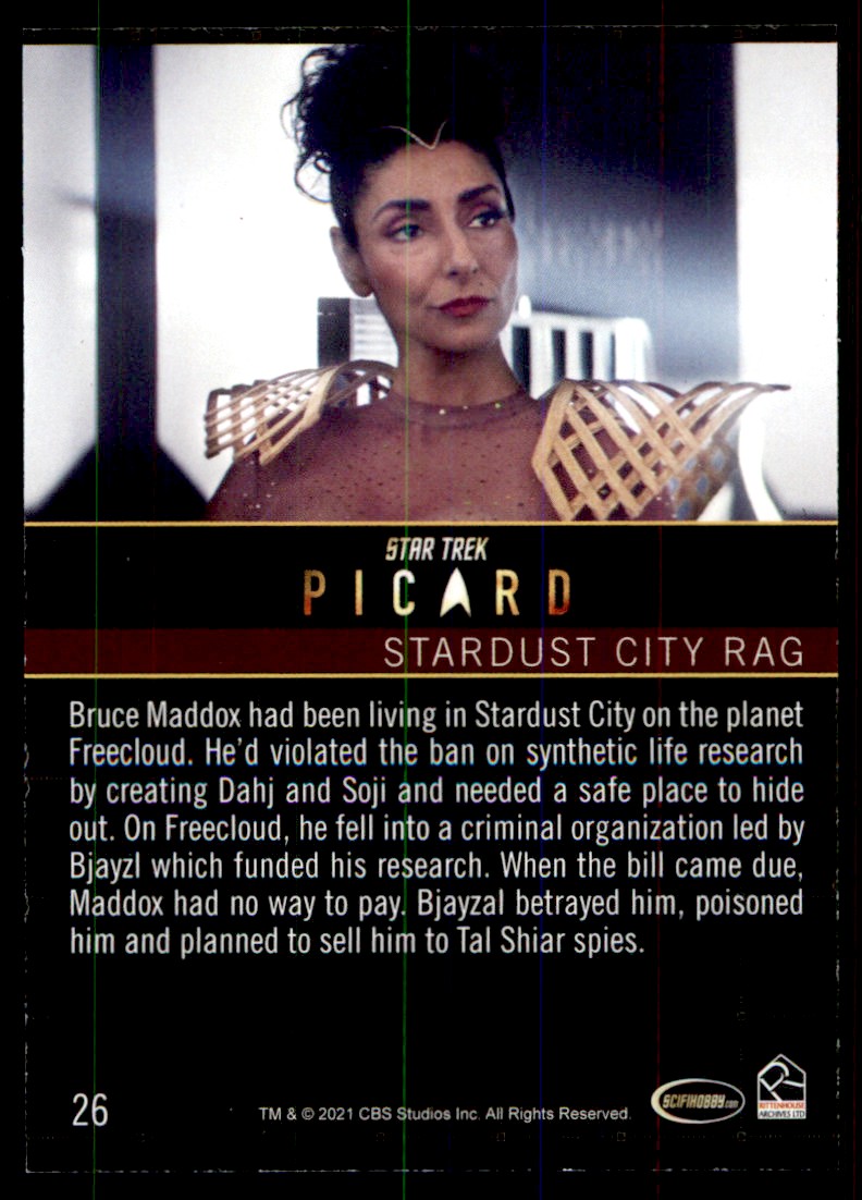 ピカードページ 2021 Star Trek Picard Picard #26 | eBay
