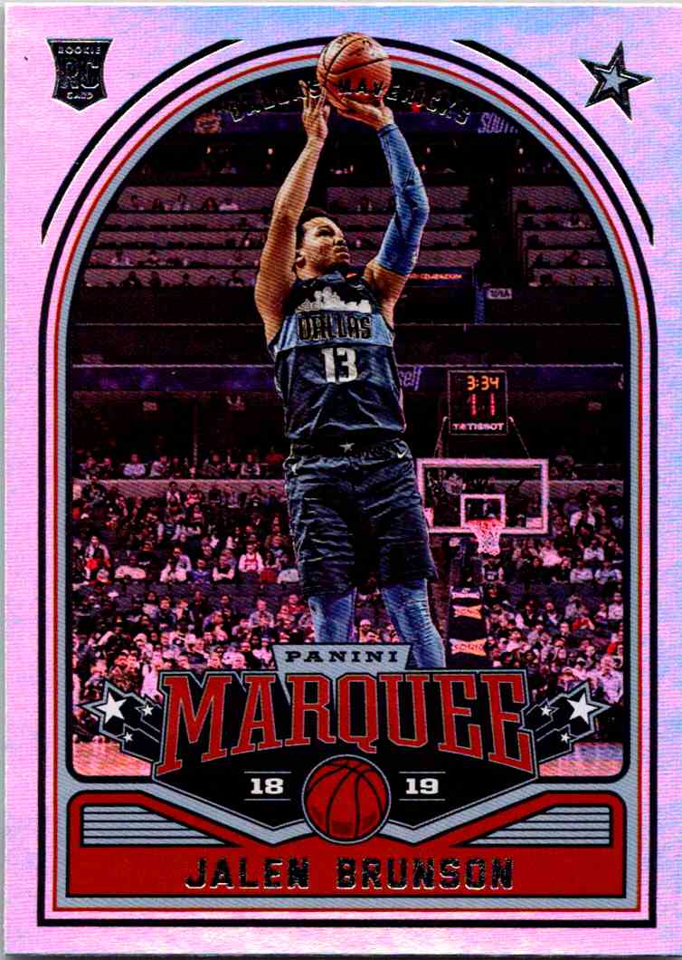 2018 19 Rookie Jalen Brunson Rookie Dallas Mavericks 254 EBay