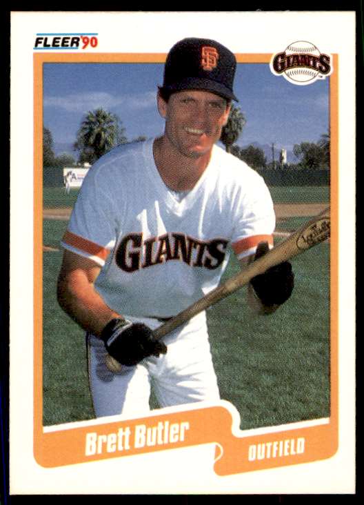 1990 Mint Fleer Brett Butler Ebay