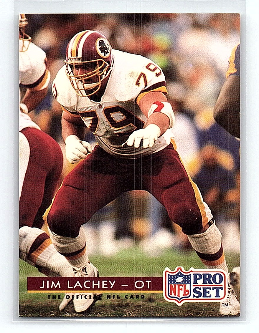 1992 Pro Set Jim Lachey Washington Redskins #79 | eBay
