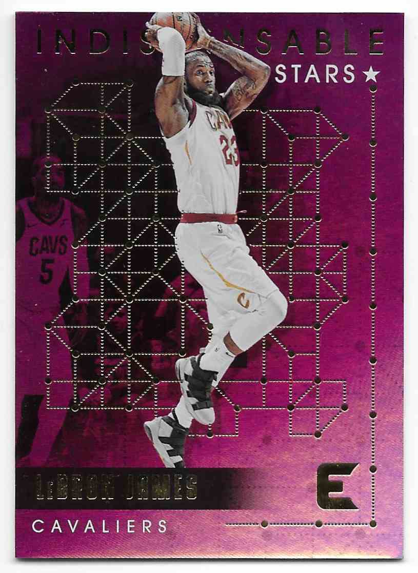 2017-18 Panini Essentials Indispensable Stars Lebron James #IS-5
