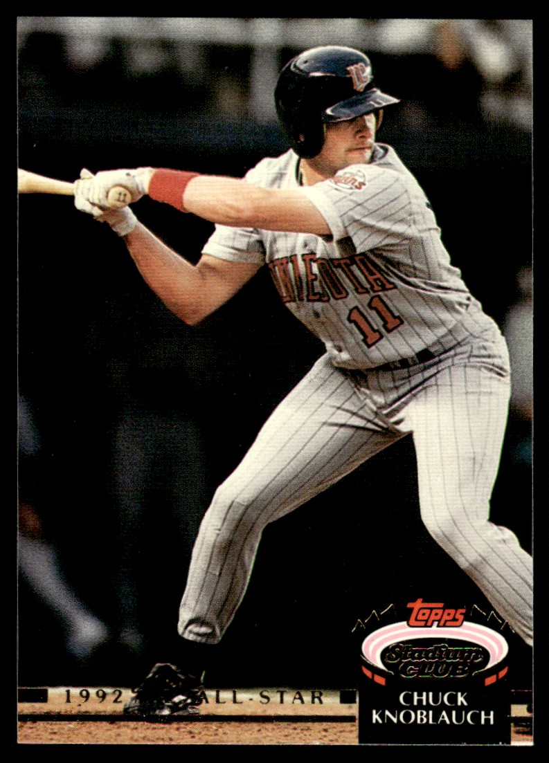 1993 Topps Stadium Club Murphy Chuck Knoblauch #8 on Kronozio