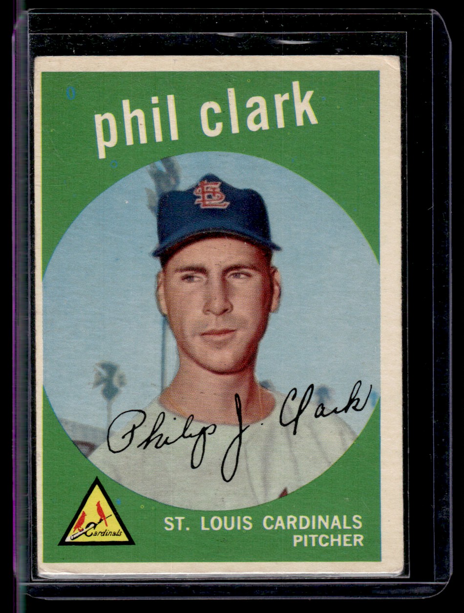 1959 Topps Phil Clark #454 card front image