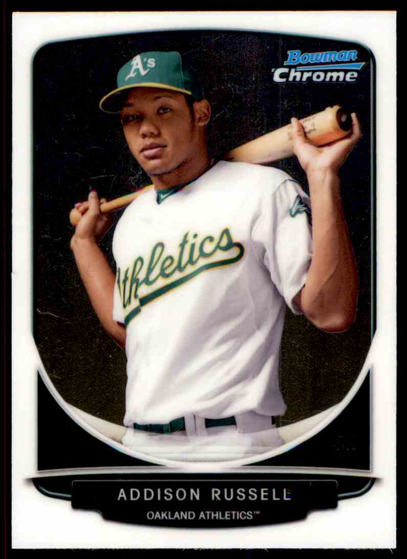 2013 Bowman Chrome Addison Russell Oakland Athletics | eBay