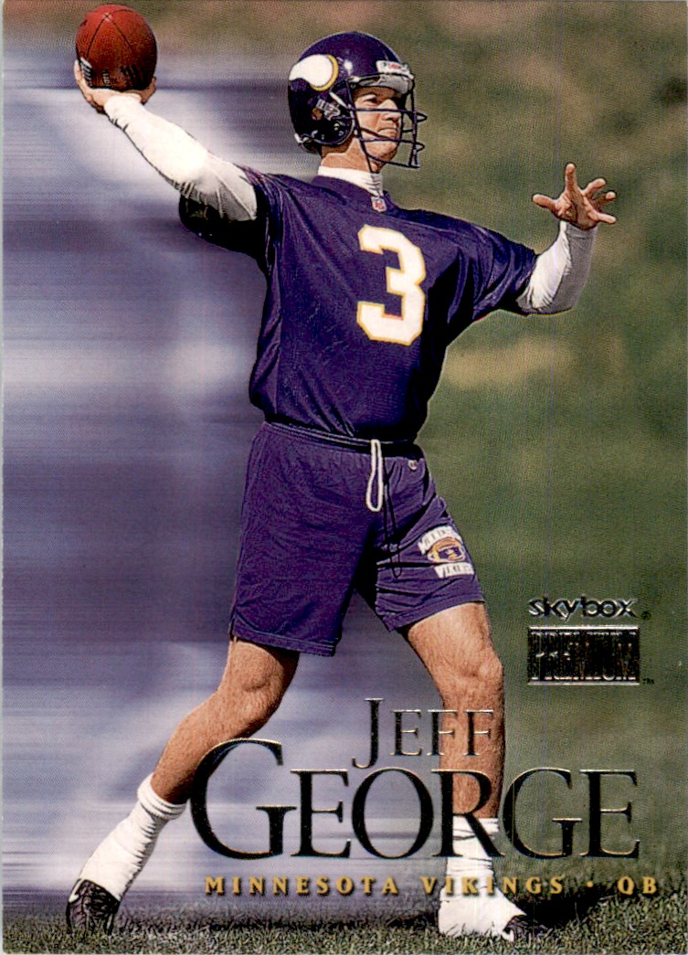 1999 SkyBox Premium Jeff George Minnesota Vikings #48 NFL Football