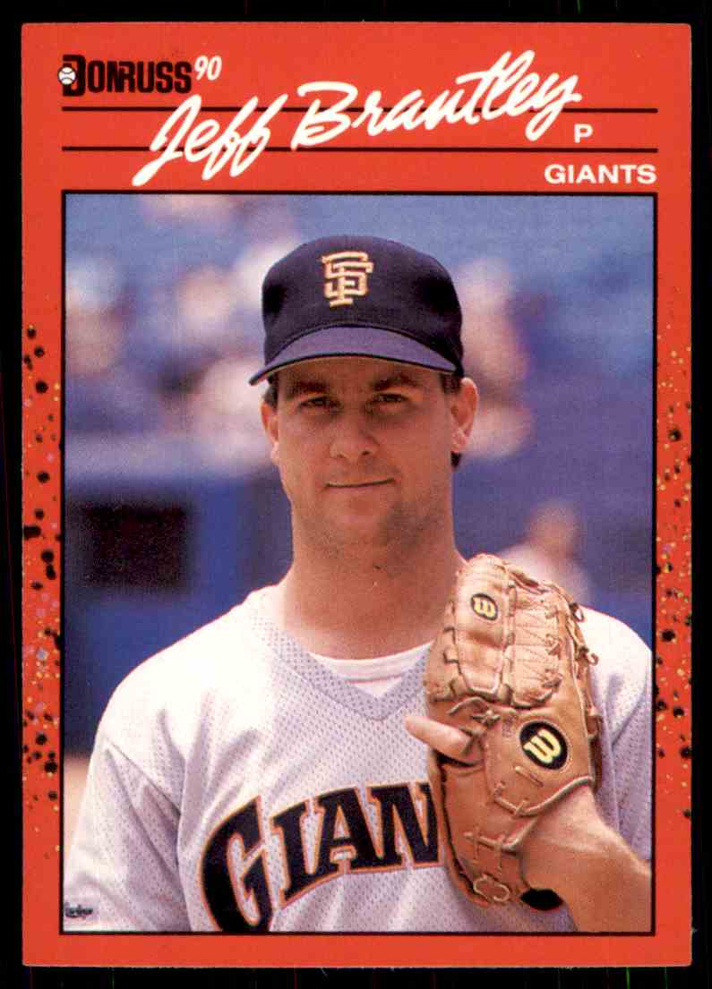 1990 Donruss Baseball Jeff Brantley #466