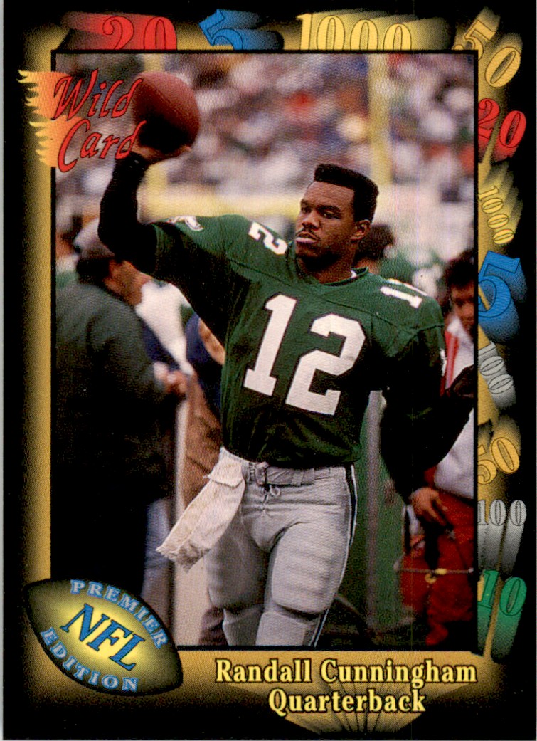 1991 Wild Card Randall Cunningham Philadelphia Eagles #61 NFL