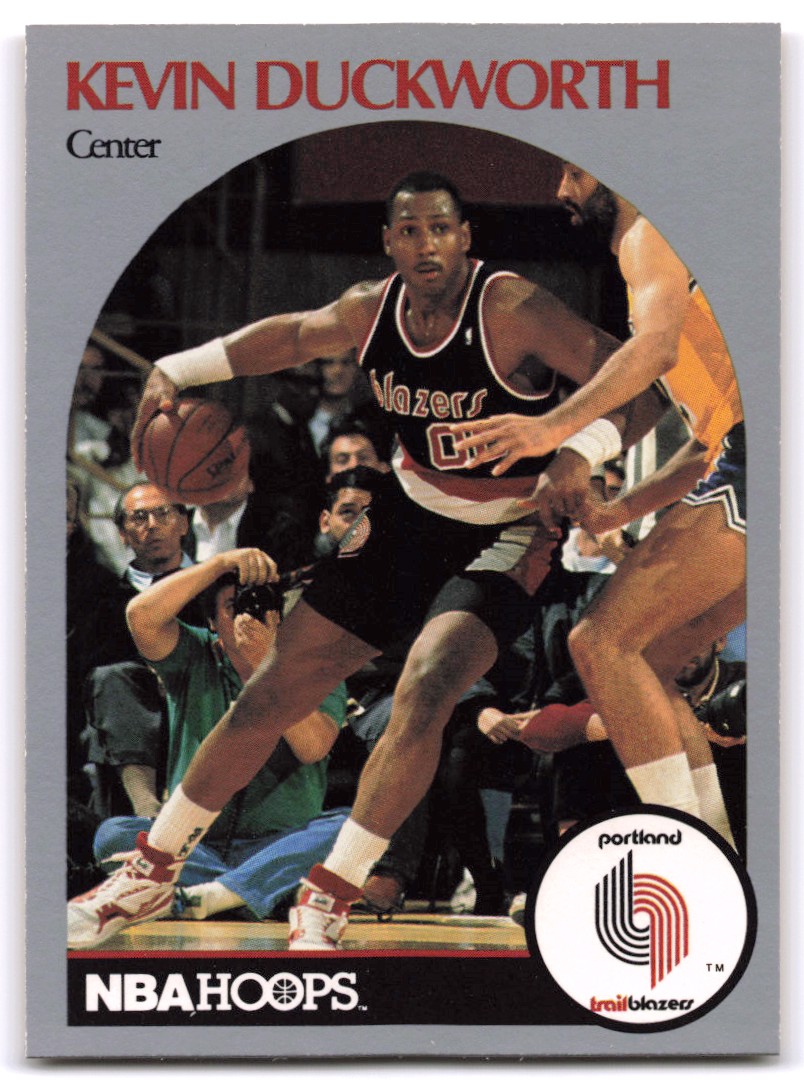 1990-91 Hoops Kevin Duckworth Portland Trail Blazers #246 | eBay