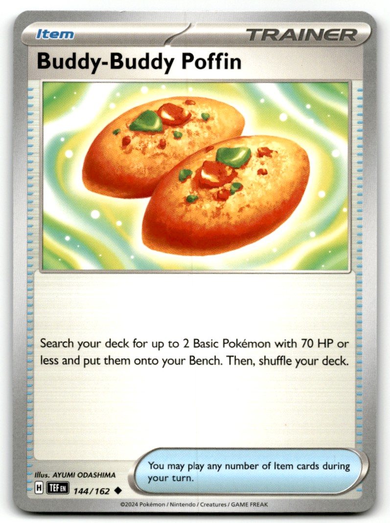 ポケモンカードゲーム Buddy-Buddy Poffin Pokemon Trading Card TCG Buddy-Buddy Poffin #144 | eBay