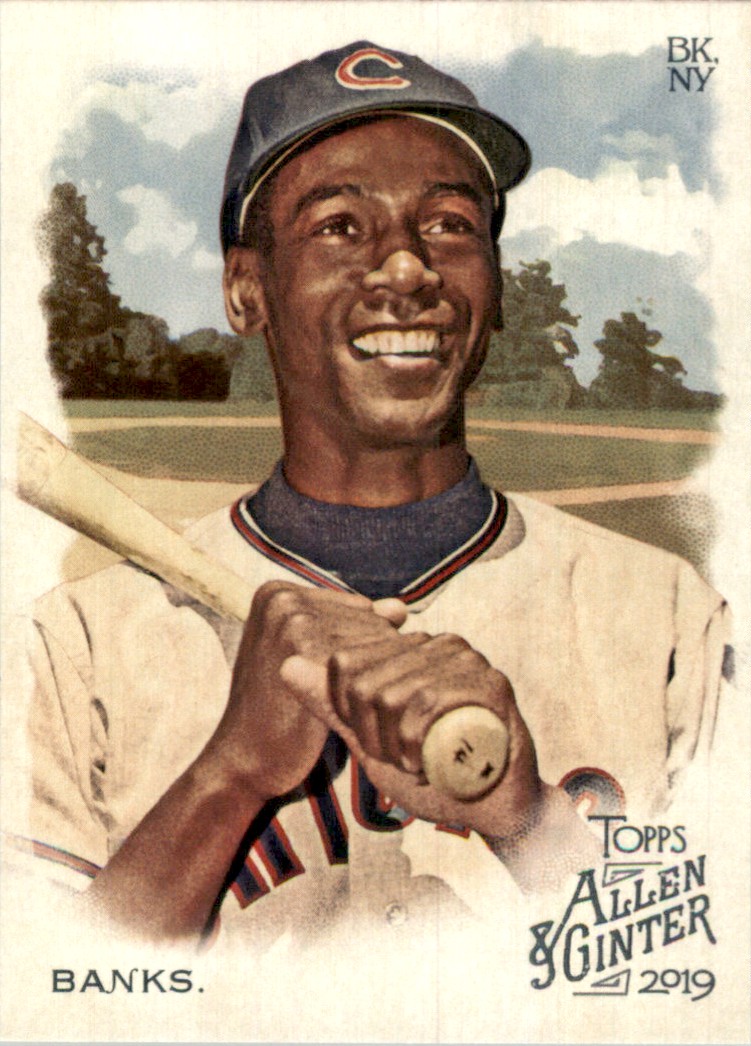 2019 Topps Allen and Ginter Baseball Card Ernie Banks #20