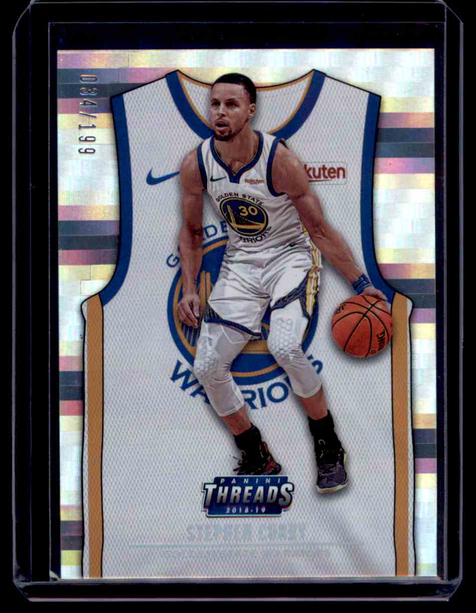 stephen curry jersey card