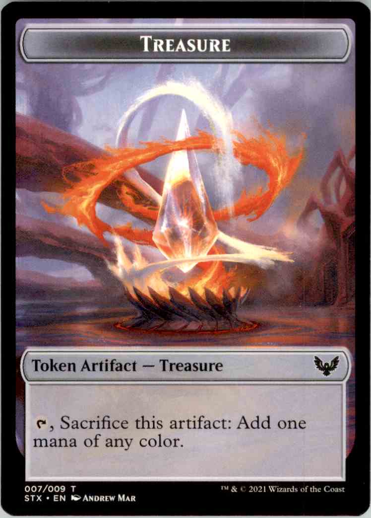 2021 Magic The Gathering Strixhaven School Of Mages Treasure #007/009 ...