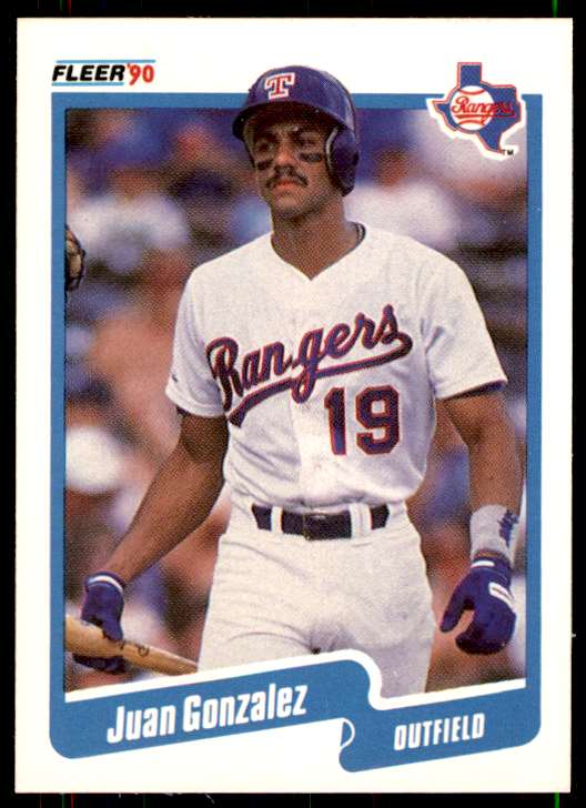 1990 Mint Fleer Juan Gonzalez Rookie EBay