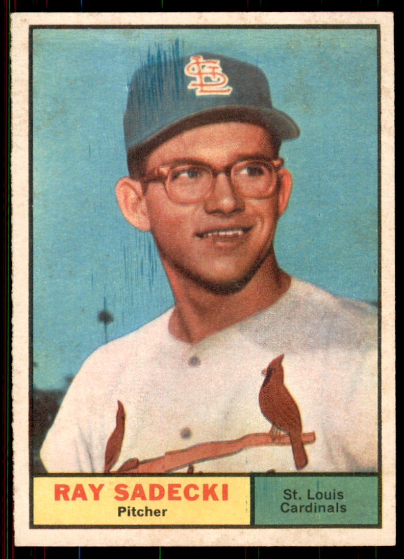 1961 Topps Ray Sadecki St. Louis Cardinals #32 - Picture 1 of 2