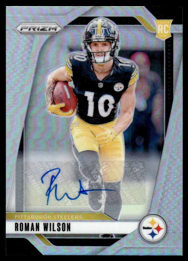 2024 Prizm Silver Prizms Autographs Roman Wilson Rookie Auto