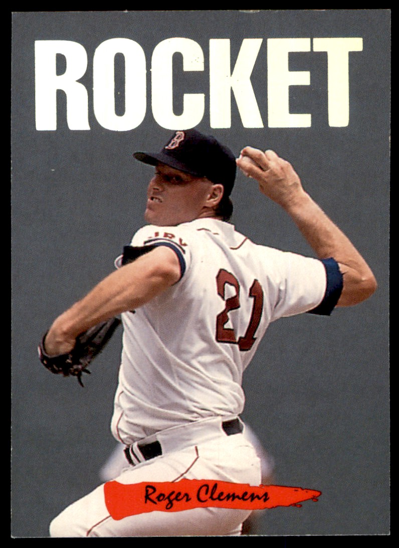 1993 Triple Play Nicknames ROCKET-Roger Clemens Boston Red Sox #2