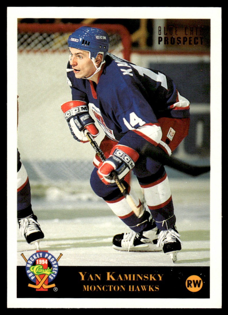1994-95 Classic Pro Hockey Prospects YAN KAMINSKY #185 Moncton