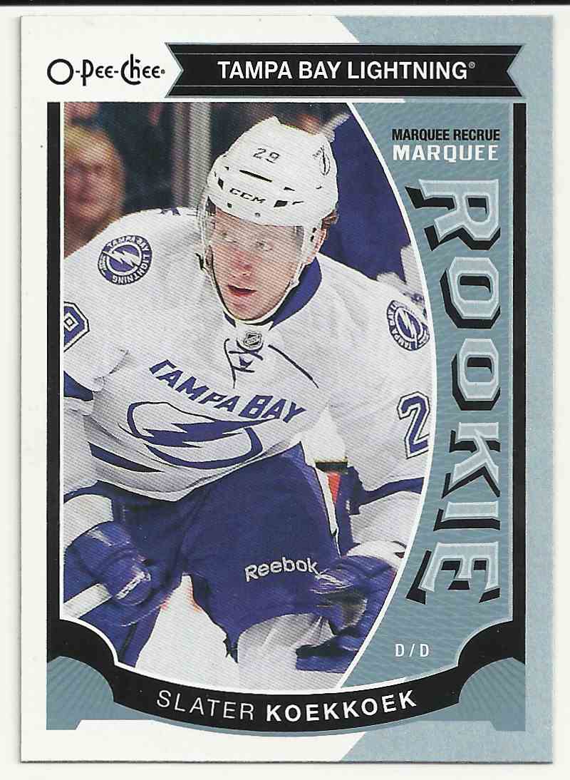 2015-16 O-Pee-Chee Slater Koekkoek #543