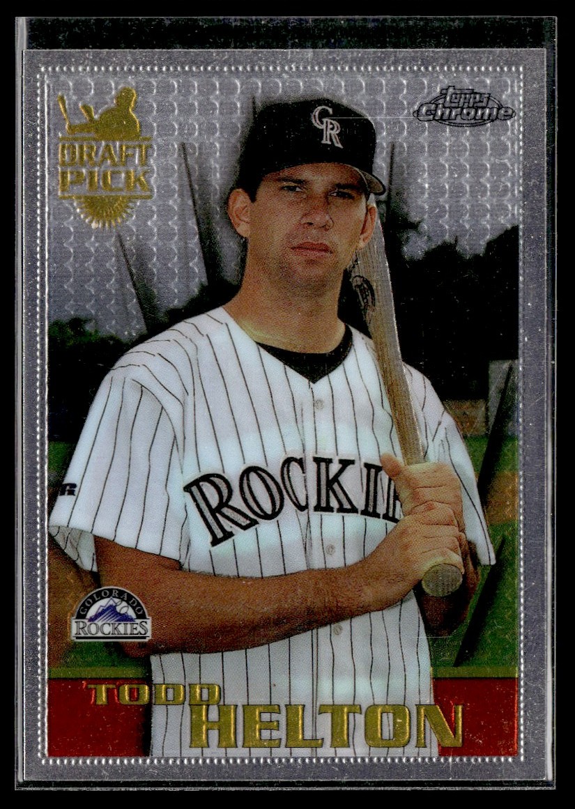 1996 Topps Chrome Todd Helton RC Colorado Rockies #13
