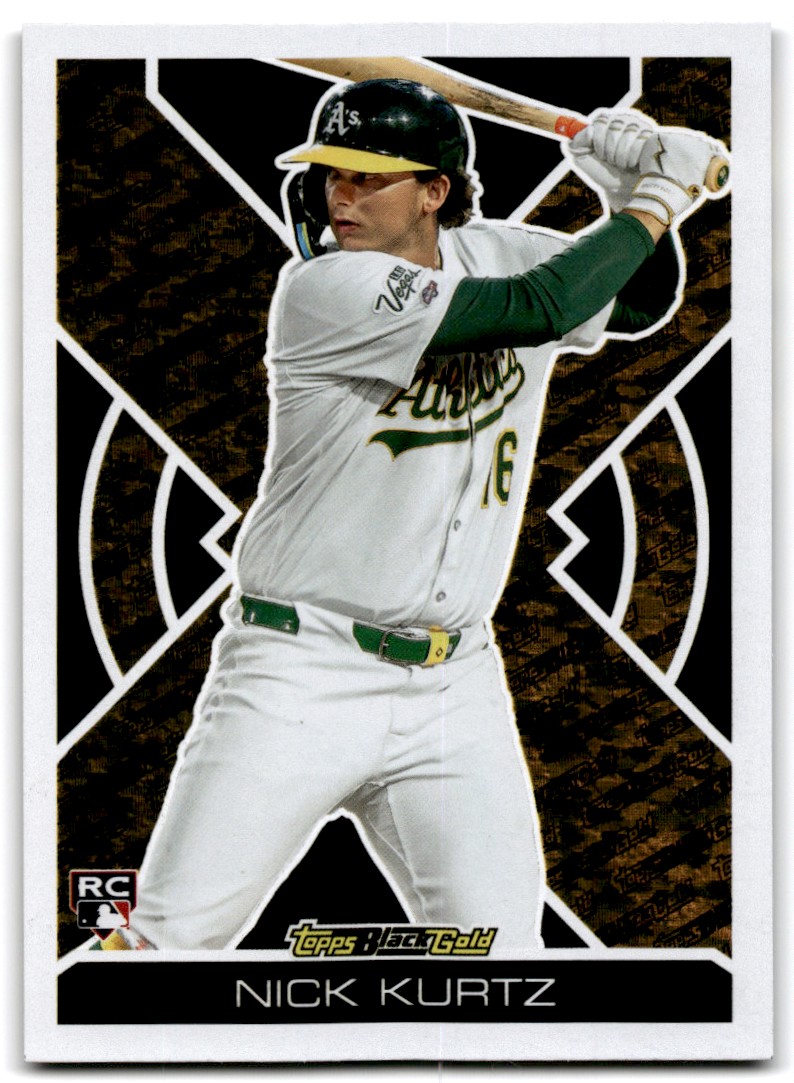 2025 Topps Update Black Gold Nick Kurtz RC Athletics #BG-20 | eBay