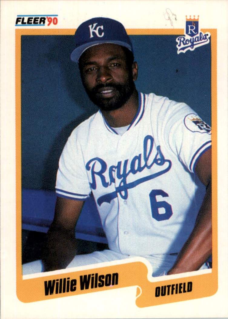1990 Fleer MLB Willie Wilson #123 | eBay