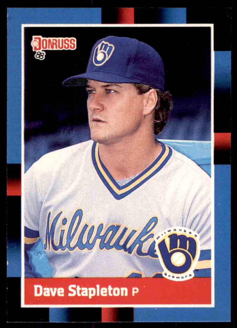 1988 Donruss MLB Baseball Dave Stapleton #521