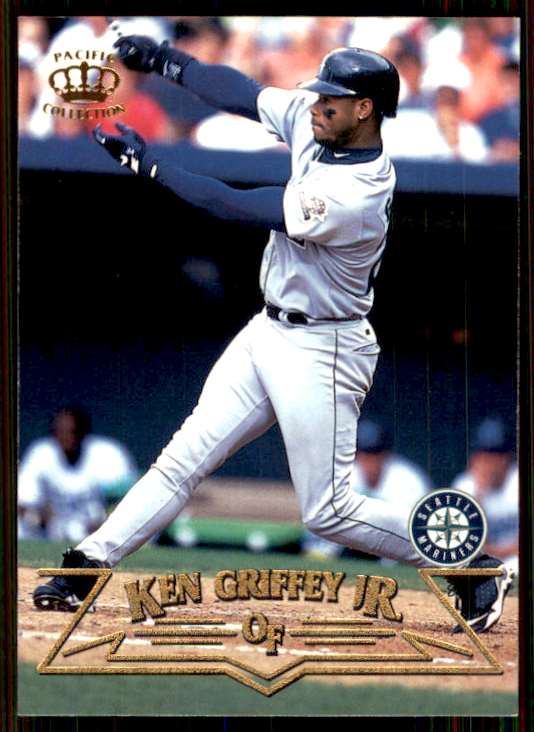 Ken Griffey Jr authentic 1998 Pacific Invincible Photo Engravings #14 Population 1 (8 High