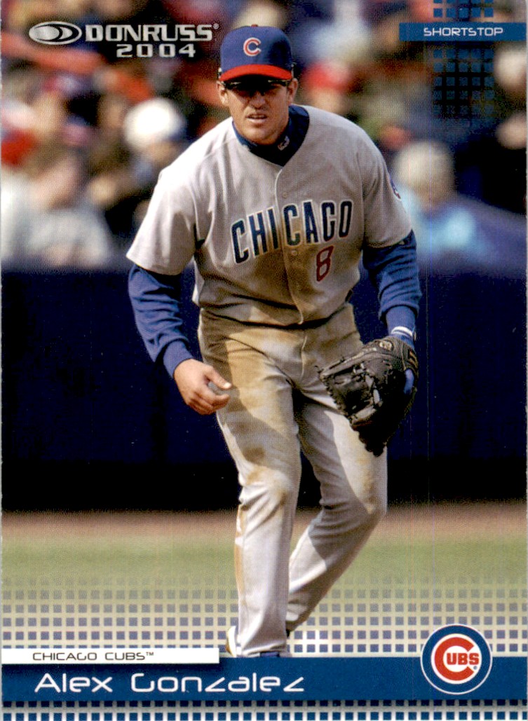 野球カード　アッパー 2004 Donruss Alex Gonzalez Chicago Cubs #236 MLB Baseball Sports