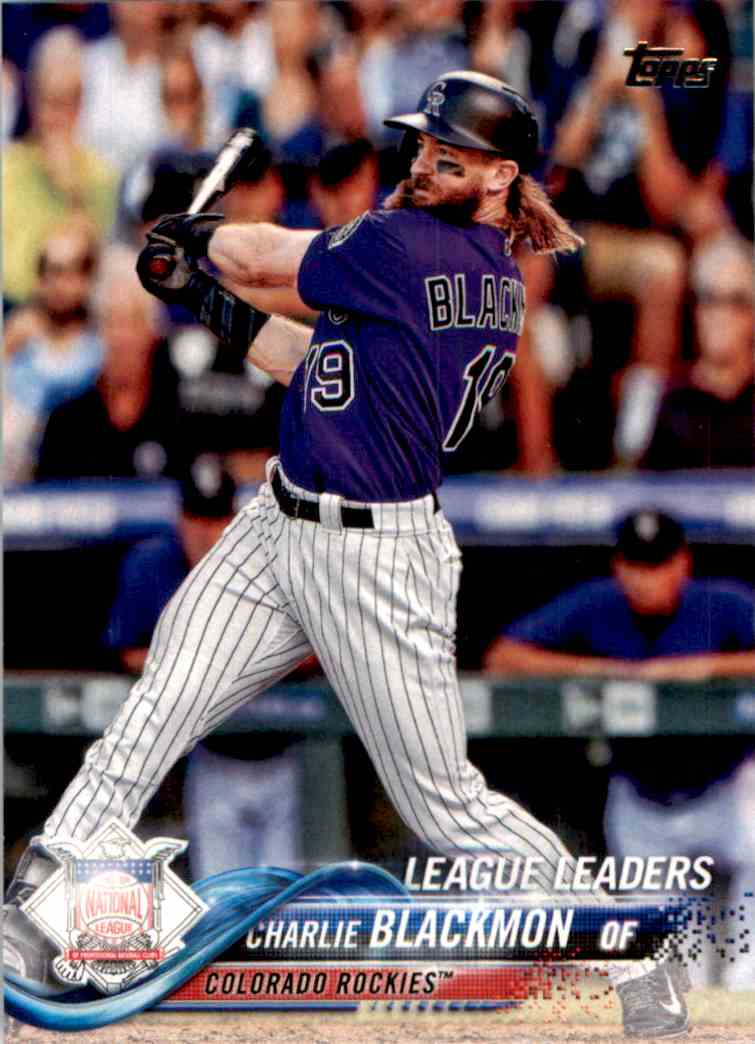 2018 Topps Charlie Blackmon LL #92