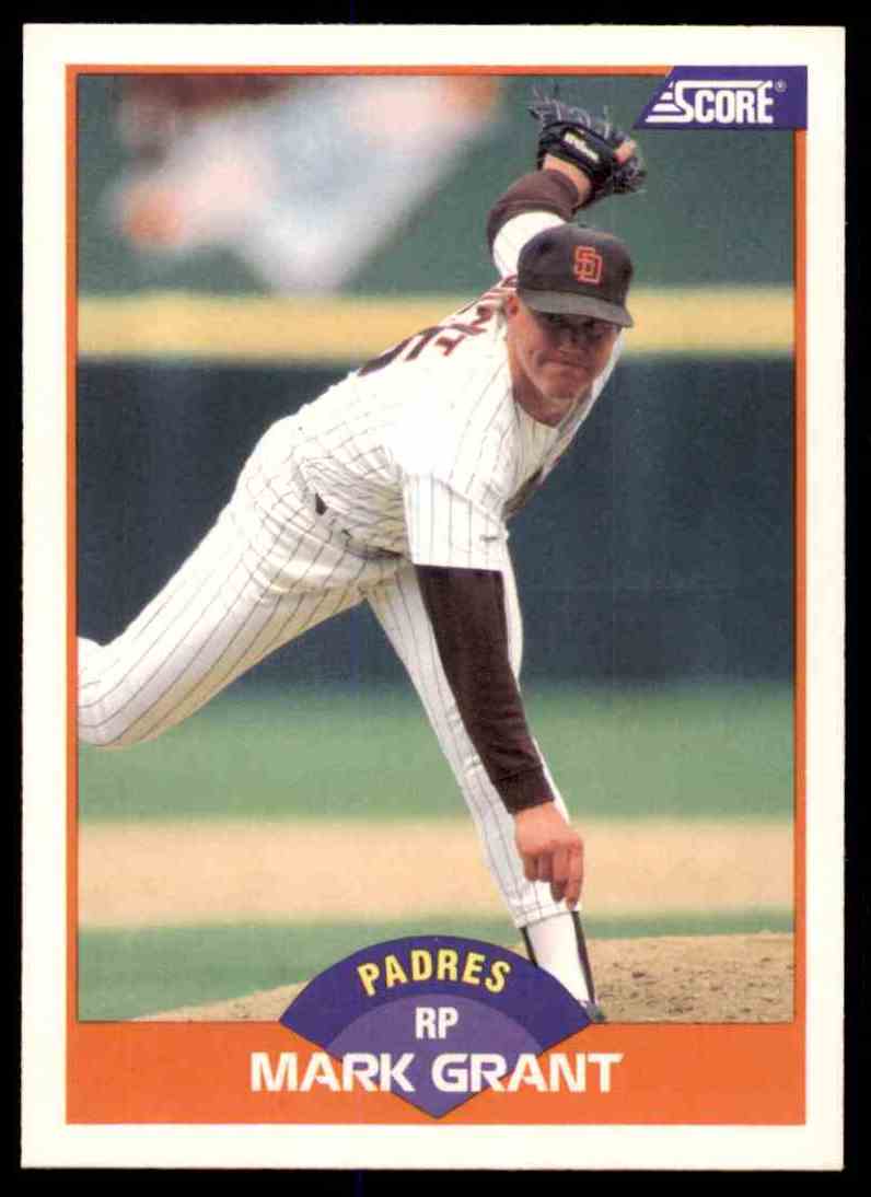 1989 Score Regular Mark Grant #349