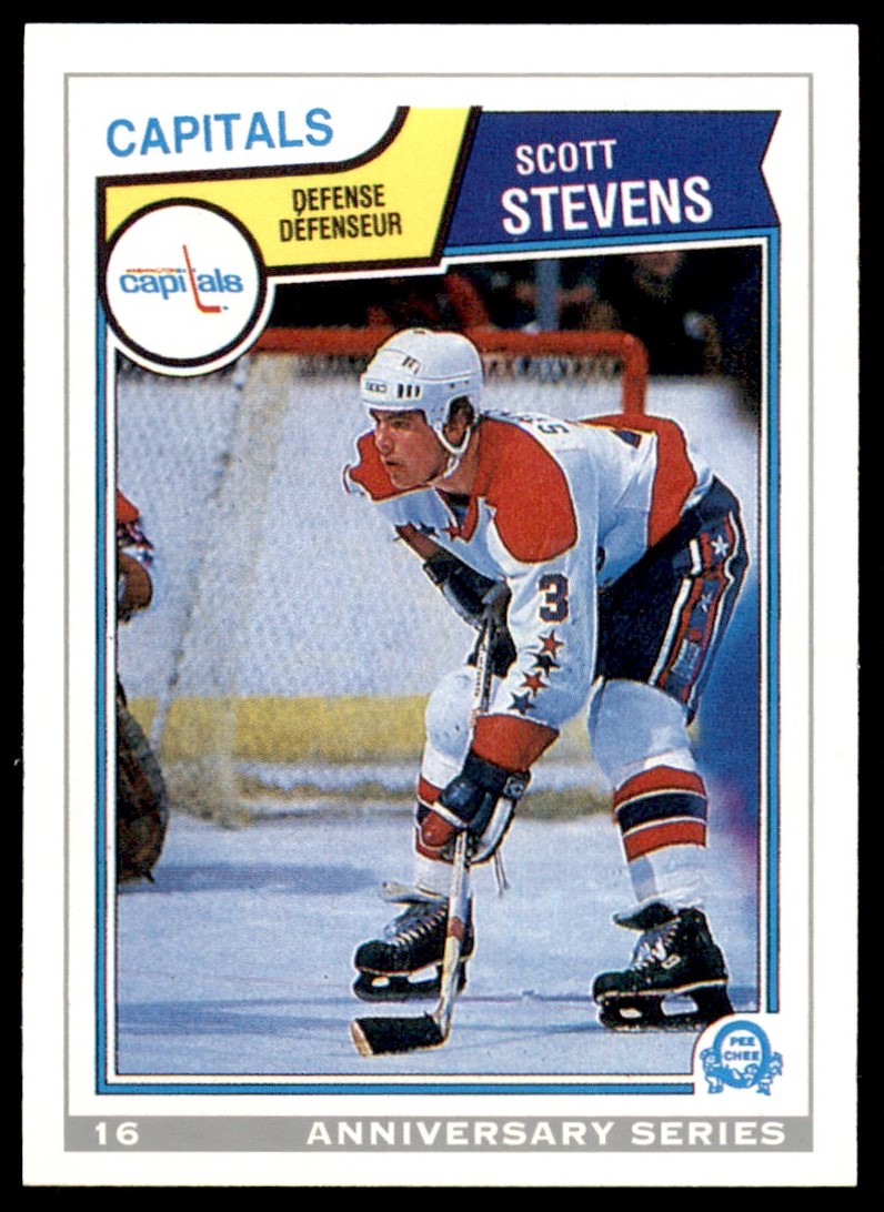 1992-93 O-Pee-Chee 25th Anniversary Scott Stevens Rookie