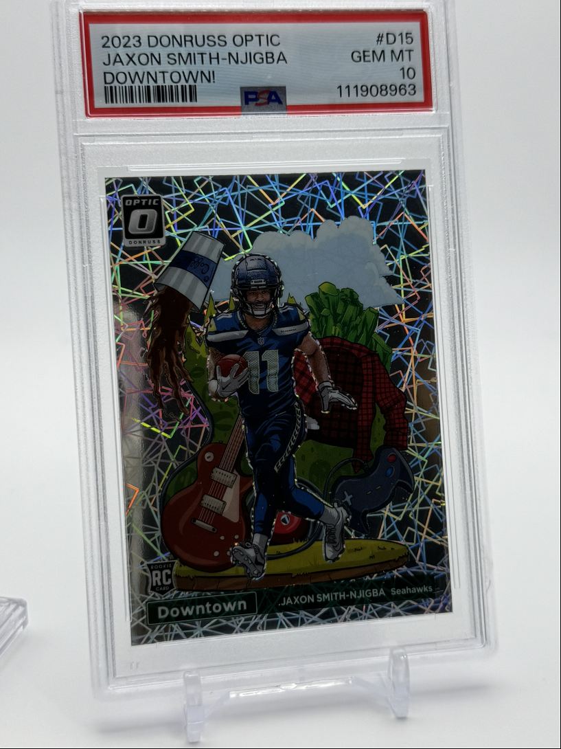 2023 Donruss Optic Downtown! Jaxon Smith-Njigba Seattle Seahawks