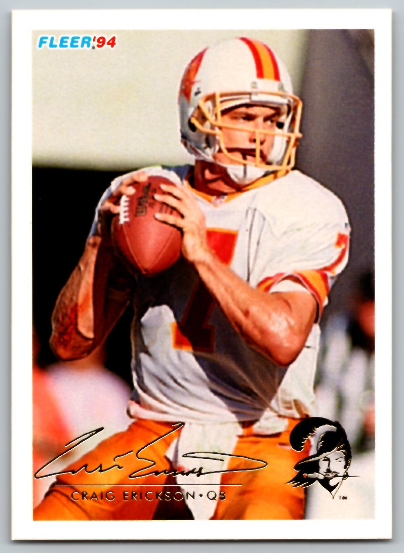 1994 FLEER CRAIG ERICKSON TAMPA BAY BUCCANEERS #451 | eBay