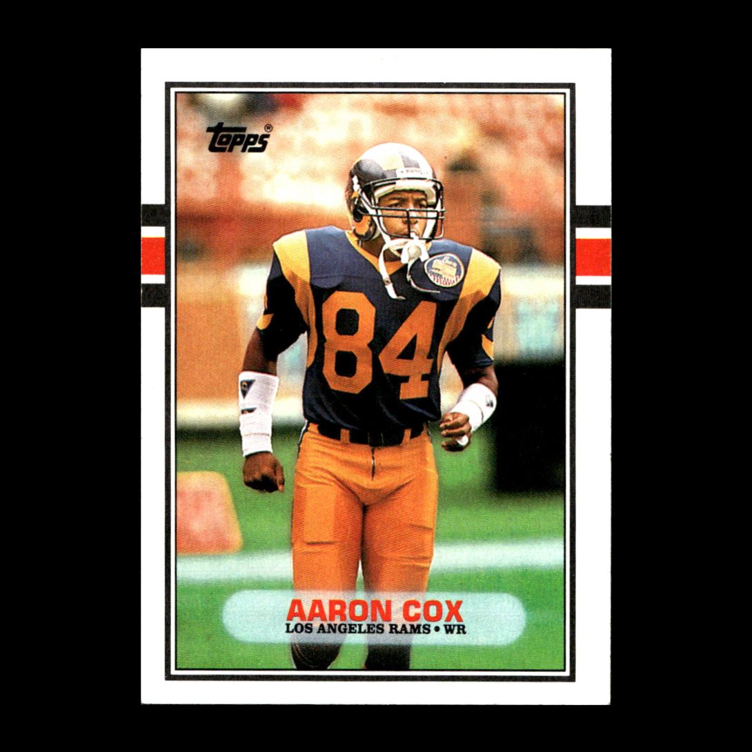 NFL1989トップス アメフト トレーディングカード Aaron Cox 1989 Topps Los Angeles Rams #136 Nice Vintage Set! | eBay