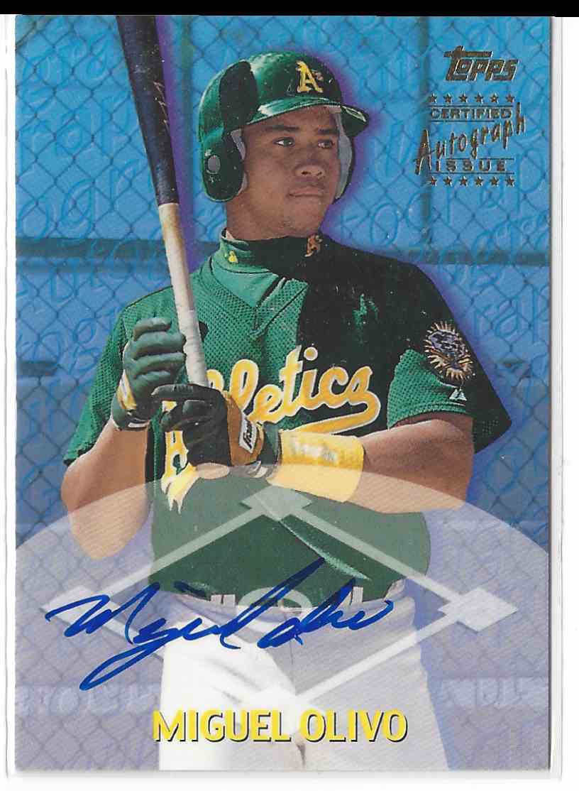 2000 Topps Traded Autographs Miguel Olivo #TTA37