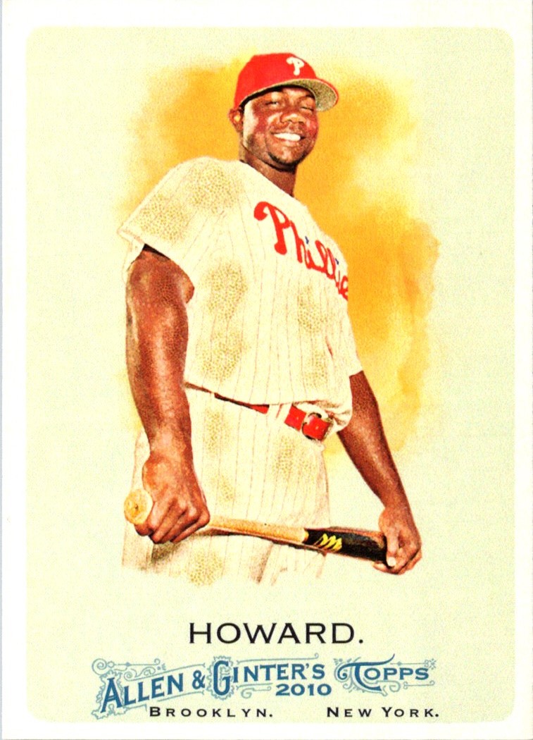 2010 Topps Allen & Ginter Ryan Howard #7