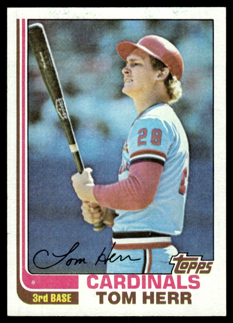 1982 Topps Tom Herr St. Louis Cardinals #27 | eBay