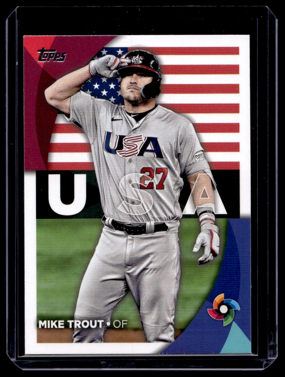 2023 Topps Series 2 2023 World Baseball Classic Stars Mike Trout