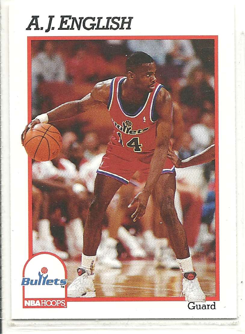 1991-92 NBA Hoops A.J. English #215