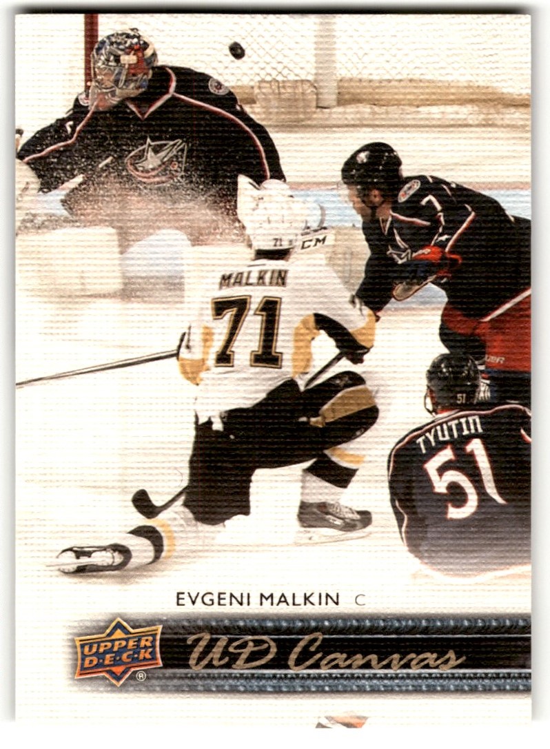 2014-15 Upper Deck UD Canvas Evgeni Malkin #C68 card front image