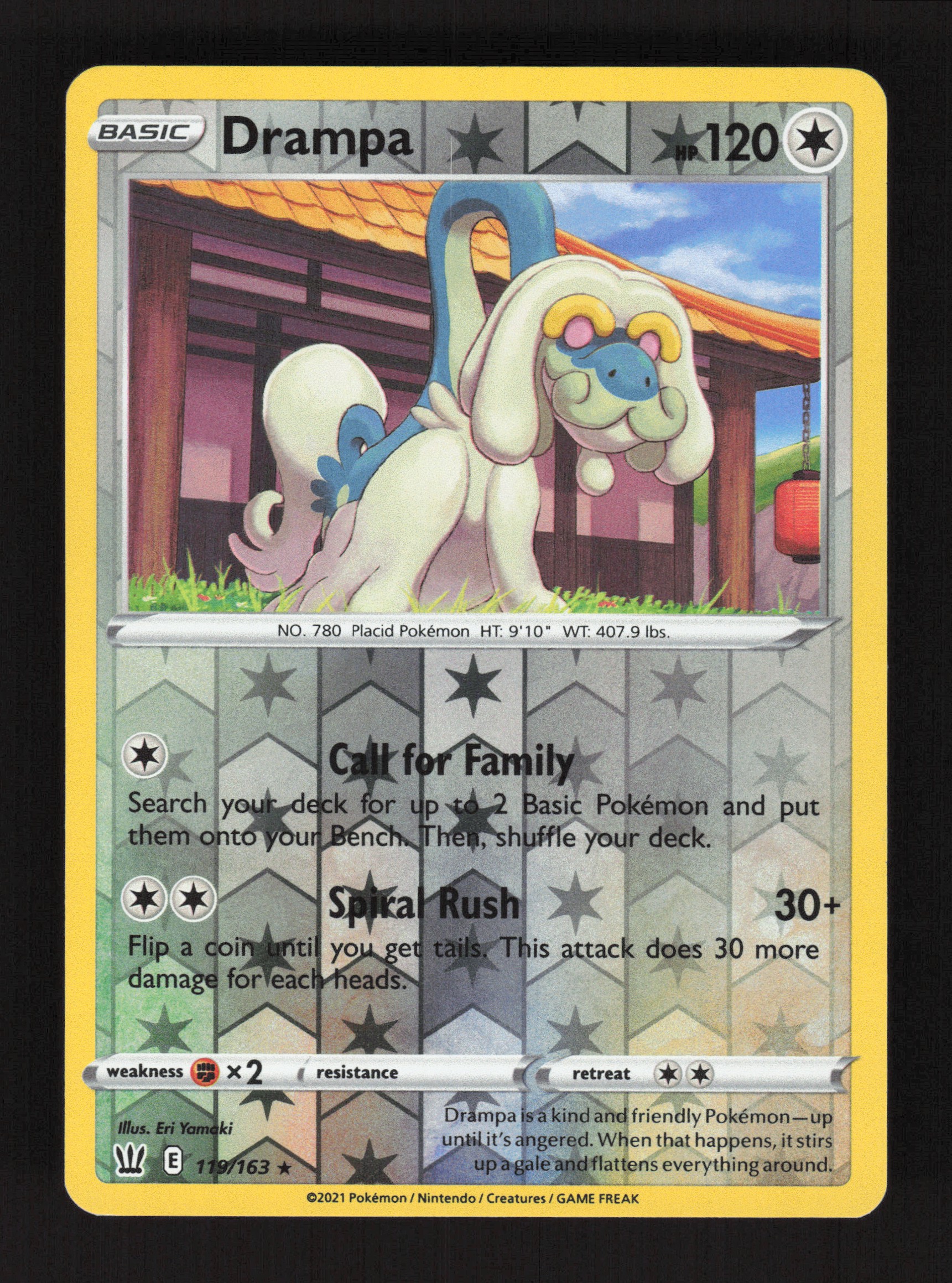 Drampa - SWSH05: Battle Styles [REVERSE HOLO] | Ozzie Collectables